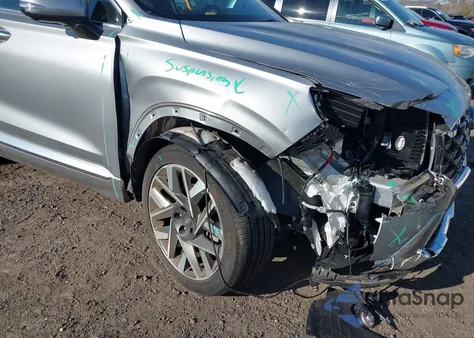 2023 Hyundai Santa Fe Calligraphy z USA, uszkodzony, nr VIN 5NMS5DAL0PH575364